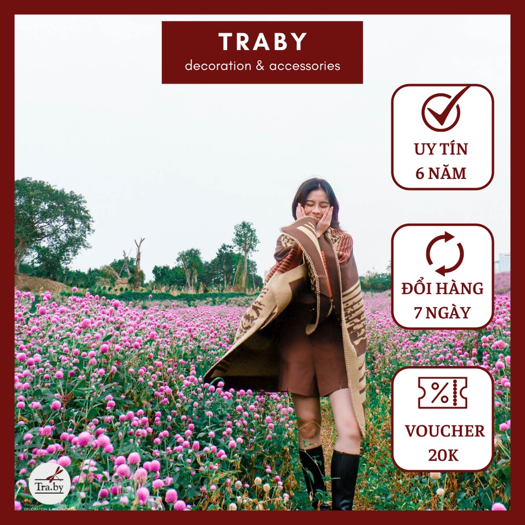 Áo choàng họa tiết ngựa vằn | BigBuy360 - bigbuy360.vn