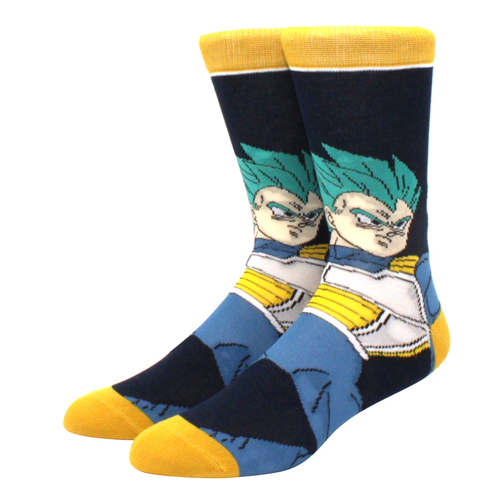 Vớ In Họa Tiết Hoạt Hình Dragon Ball Nhật Bản Vegeta Goku Sokken Cho Nam Và Nữ