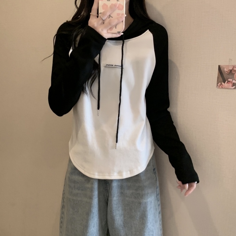 ZHELIHANGFEI Áo Hoodie Tay Dài Dáng Rộng Thời Trang Ấm Áp Dễ Phối Đồ