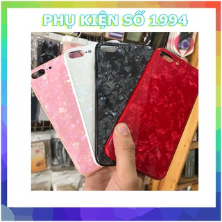 Ốp lưng kính vân đá 3D dành cho iPhone 6/7/6plus/8plus/X/Xsmax