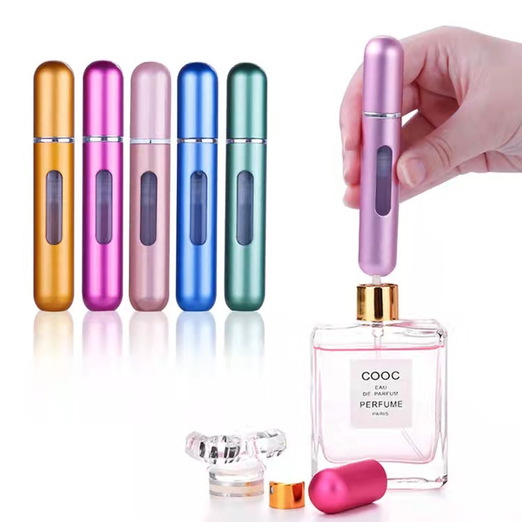 Chai chiết nước hoa tự động 8ml vỏ nhôm