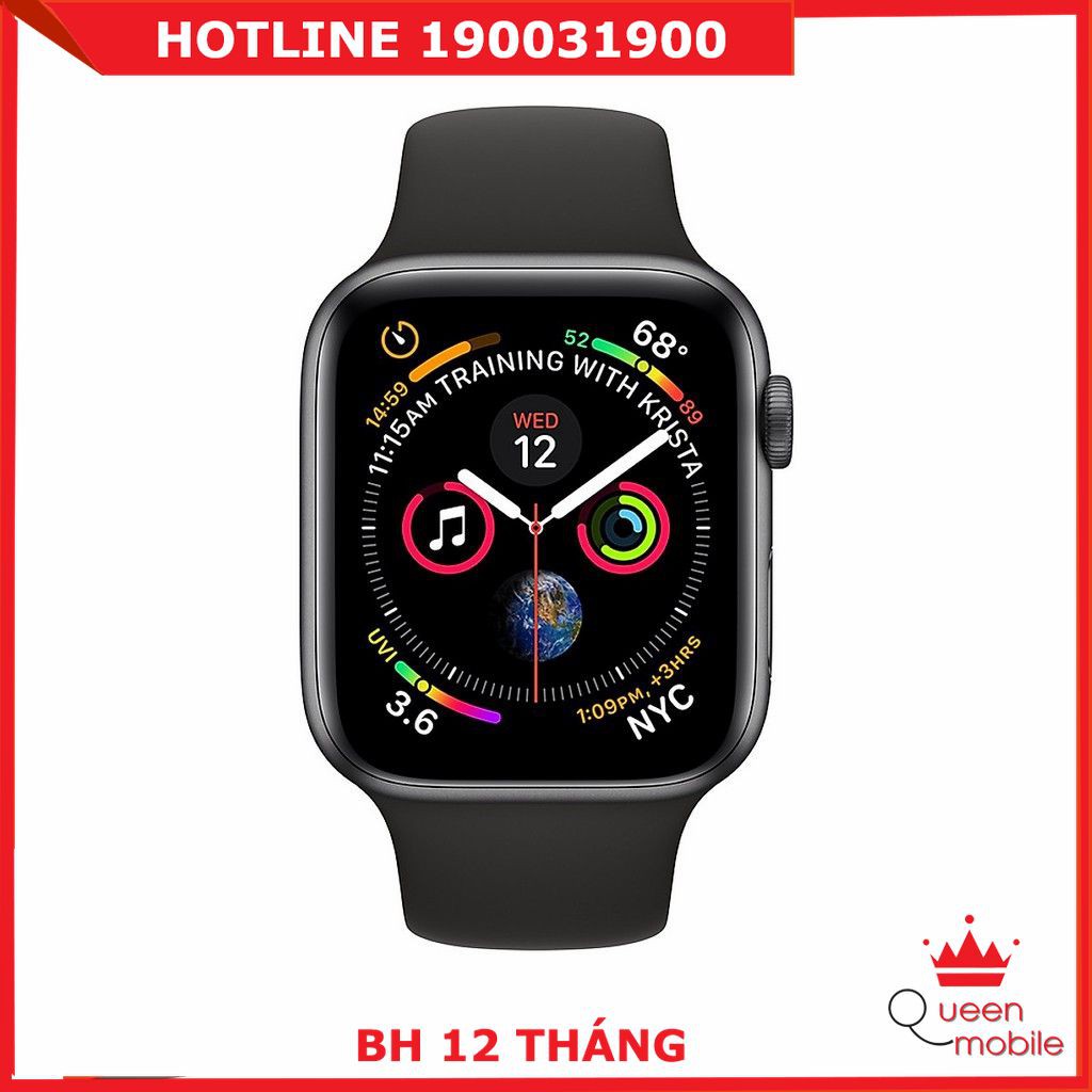 Đồng Hồ Thông Minh Apple Watch Series 5 GPS + Cellular Aluminum Case With Sport Band - Space Gray & Black - 40mm