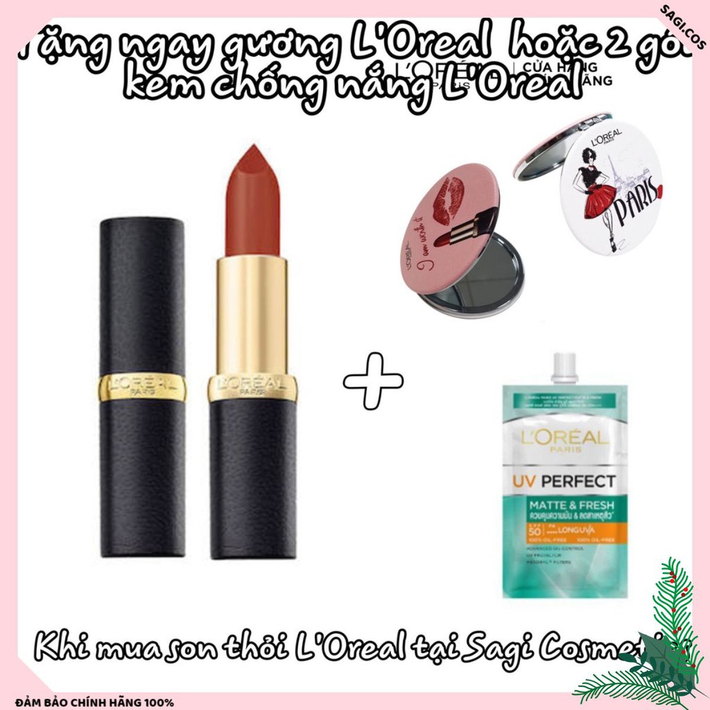 Son thỏi L'oreal Paris Riche Matte