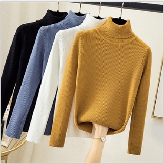 THỜI TRANG SANG XỊN MỊN - ÁO LEN TĂM CỔ LỌ ÔM BODY