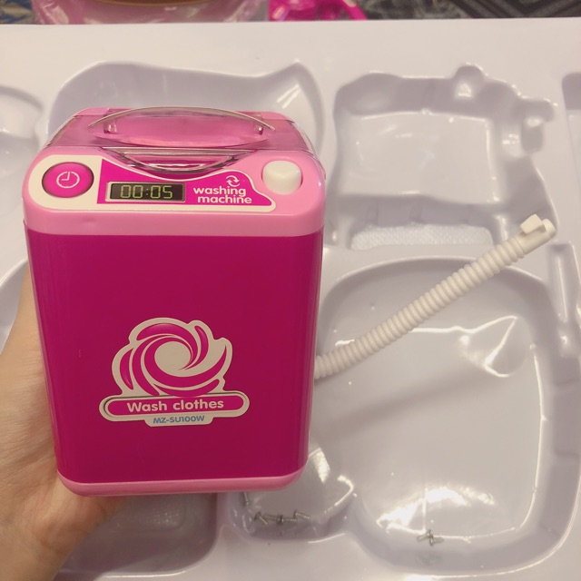 Đồ Chơi nhà bếp 8 Món Có Pin 898-1a 898-2a Máy giặt Bàn ủi Hút bụi Máy sấy Phone M Chụp hình Quạt