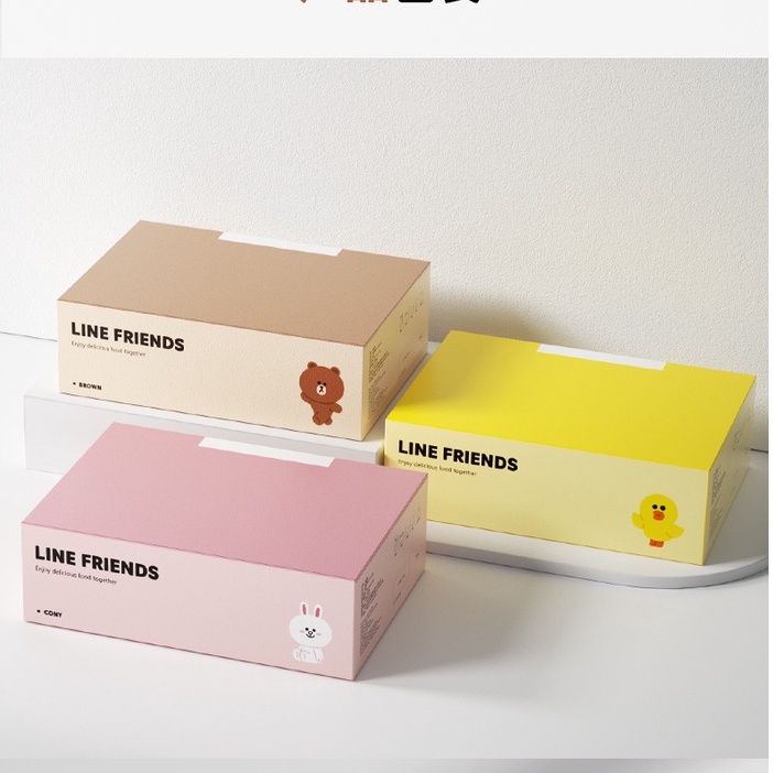 HỘP ĐỰNG CƠM, KHAY NƯỚNG LÒ VI SÓNG LINE FRIENDS GỐM SỨ CHO NHÂN VIÊN VĂN PHÒNG