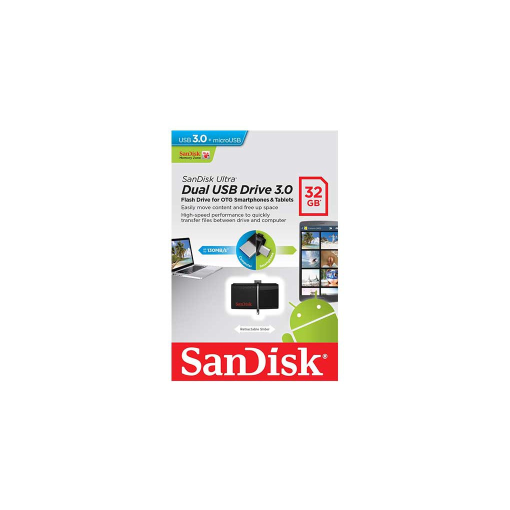 USB OTG 3.0 SanDisk Ultra SDDD2 16GB-32G-64GB