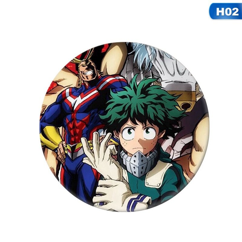 Huy hiệu in hình anime MY HERO ACADEMIA - Học viện anh hùng