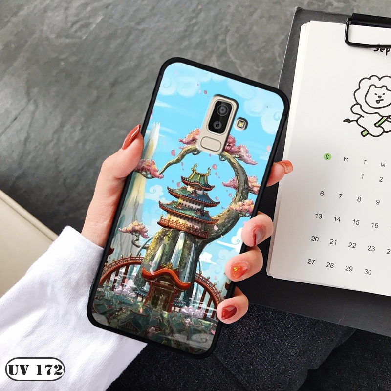 Ốp nhám viền dẻo cho điện thoại Samsung Galaxy J8