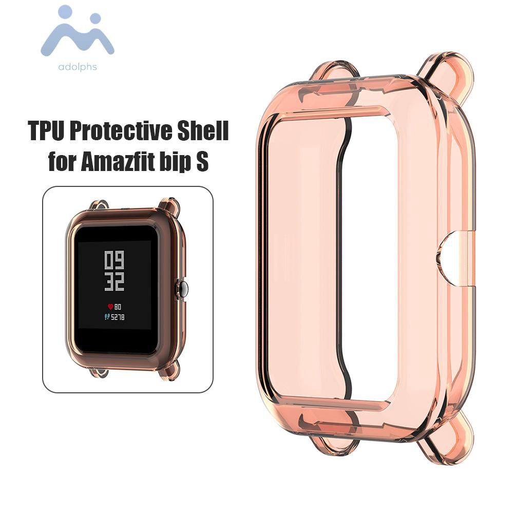 adolphs Soft TPU Protective Case Cover Shell Protector for Amazfit Bip S Smartwatch