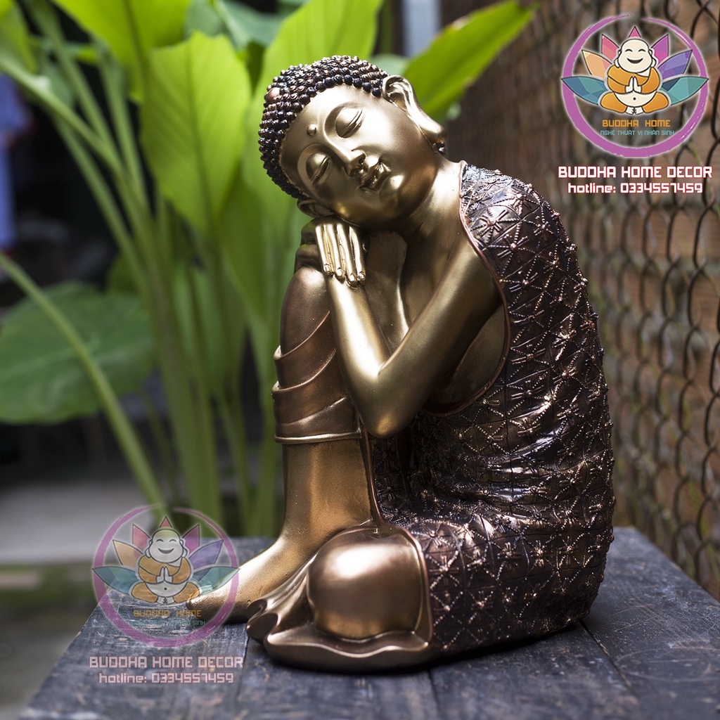 Tượng Phật An Nhiên 36 cm phong thủy thờ cúng