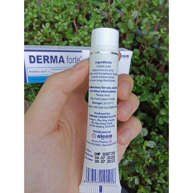 Kem Giảm Mụn Ngừa Thâm Trứng Cá, Mụn Ẩn, Mụn Đầu Đen, Derma Forte 15g - Hàng Chính Hãng - Date Mới Nhất | BigBuy360 - bigbuy360.vn