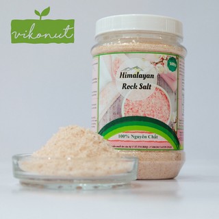 Muối hồng Himalaya nguyên chất dùng trong chế biến dạng MỊN 500gr thumbnail