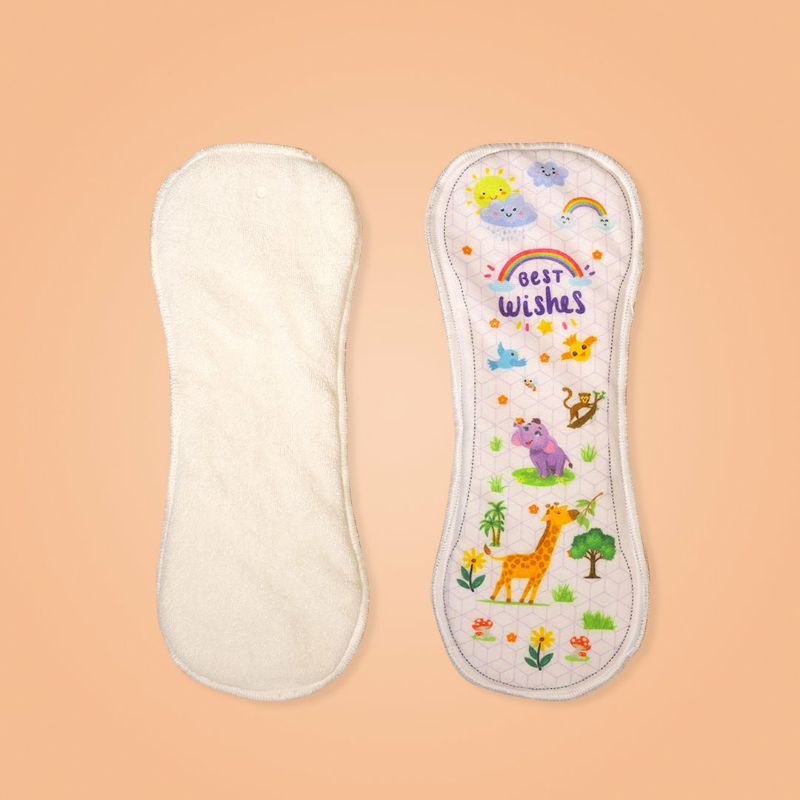 Miếng lót tã vải, bỉm vải Mommykids kháng khuẩn, siêu thấm hút, ngăn thấm ngược