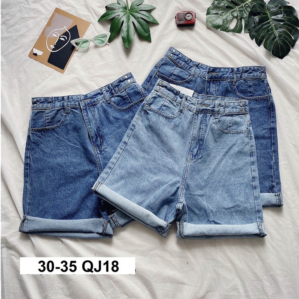 Quần jean ngố nữ bigsize chất form VNXK QJ18