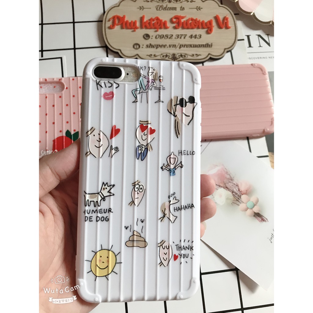 Ốp lưng thời trang phong cách Vali cho iPhone 6/6S/6P/6SP/7/7P/8/8P/X/XS/XMAX/SE