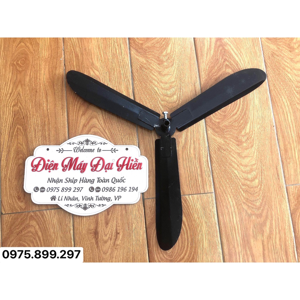 Cánh Quạt Sắt Công Nghiệp Trục 8mm Đường kính 50 cho Lồng 55cm.