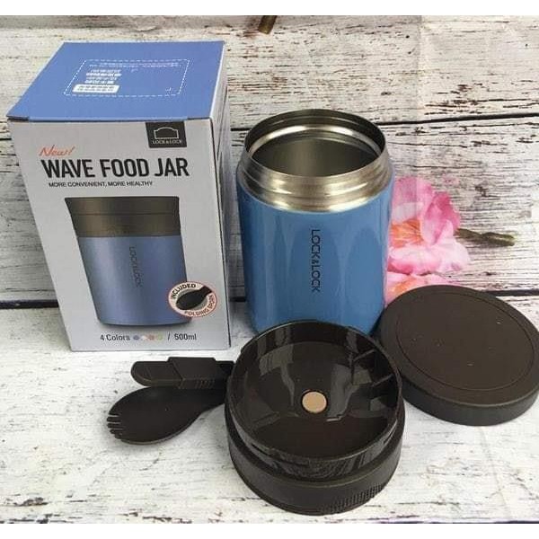 Bình giữ nhiệt ủ cháo Wave Food Jar Lock&Lock LHC8024 (500ml)