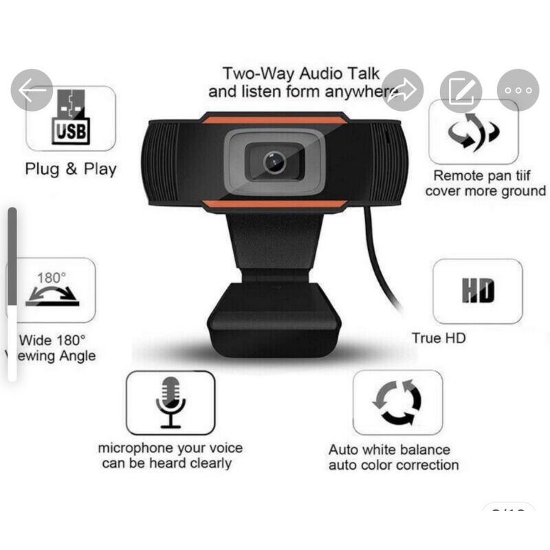[HÀNG CHUẨN]Webcam Độ Phân Giải Cao 720P, Camera Phát Trực Tiếp Có Mic Cho PC, Laptop | BigBuy360 - bigbuy360.vn
