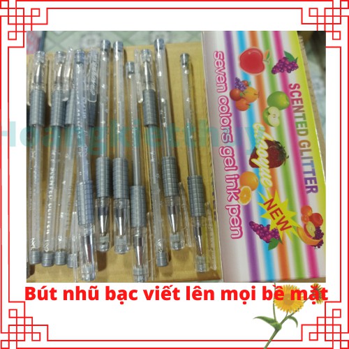 combo 12 cây bút nhũ bạc viết lên mọi chất liệu