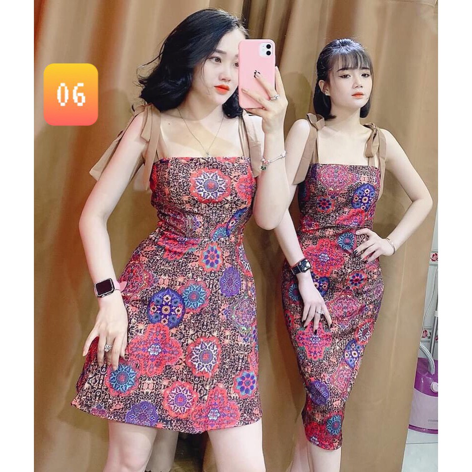 Váy Thổ Cẩm Dáng Xòe/ Dáng Ôm