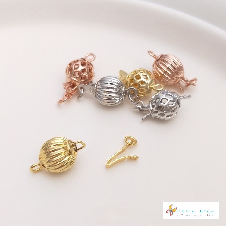 Mặt Dây Chuyền Mạ Vàng Trắng 18K Đính Ngọc Trai Làm Thủ Công diy