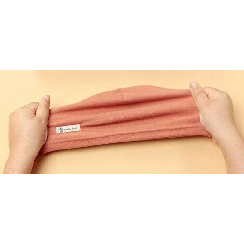 Mũ trùm đầu che tai cotton nỉ thu đông 2 lớp cho bé trai bé gái cao cấp (3-36 tháng)