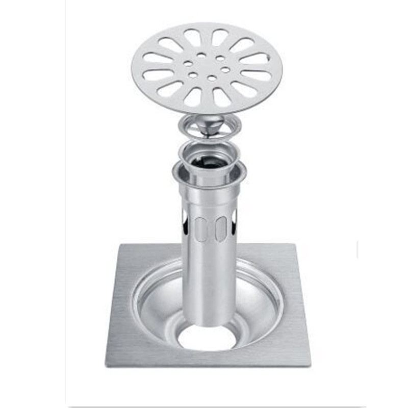 Thoát sàn ngăn mùi inox DN50, thoát nước nhanh 2mm