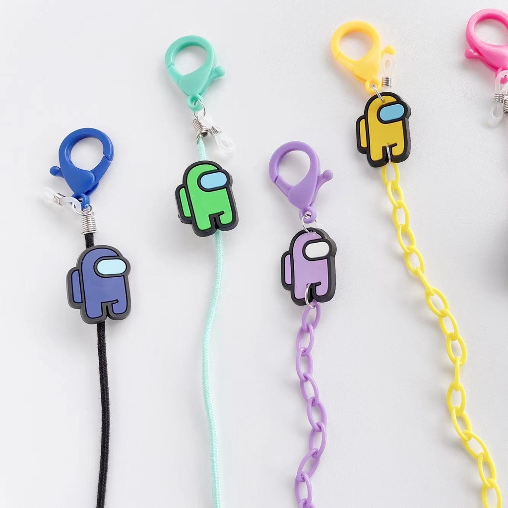 Dây Đeo Mắt Kính Bằng Acrylic Hình Phi Hành Gia Hoạt Hình Phong Cách Hàn Quốc Đơn Giản Mới