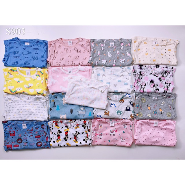 HTK- Bộ ngủ cotton Mia Kids size 6/9m-2/3y