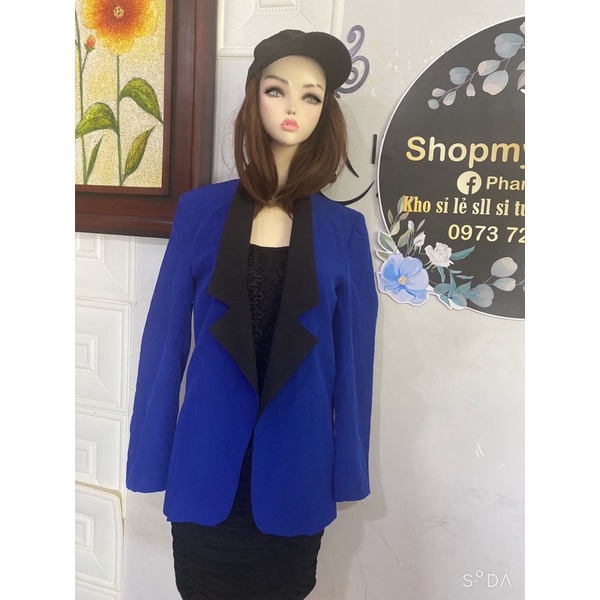 áo ves siêu phẩm màu xanh