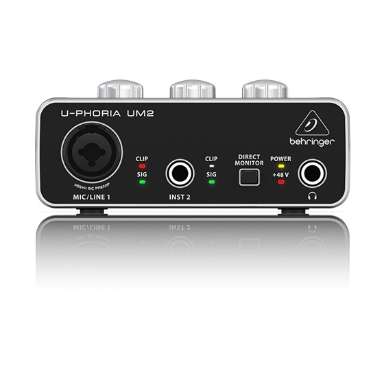 SOUNDCARD Thu Âm BEHRINGER U-PHORIA UM2 - Chính Hãng Phân Phối