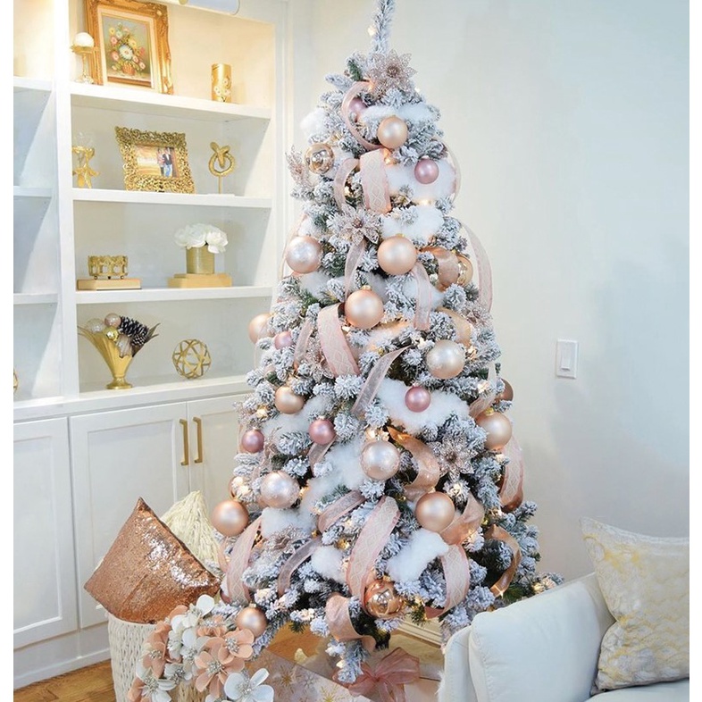 Cây thông tuyết decor studio  - cây thông Noel tuyết quốc dân decor nhiều concept