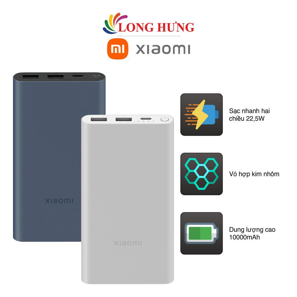 Sạc dự phòng Xiaomi 22.5W Power Bank 10000mAh PB100DPDZM - Hàng chính hãng
