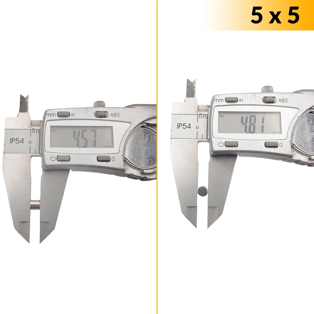 Nam châm đất hiếm trắng nhỏ 5x5mm
