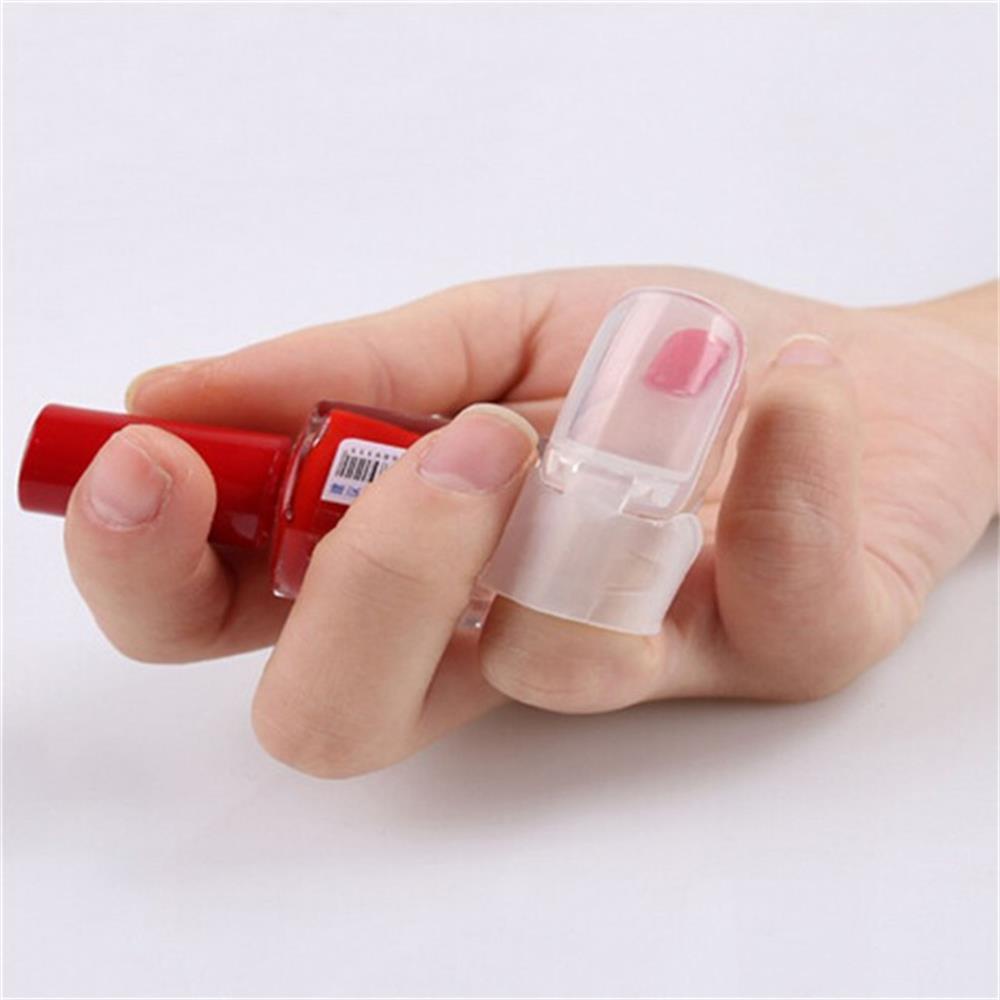 [Hàng mới về] 10 Vỏ bảo vệ móng tay LAYOR mới che phủ ngón tay trong suốt tự làm thời trang