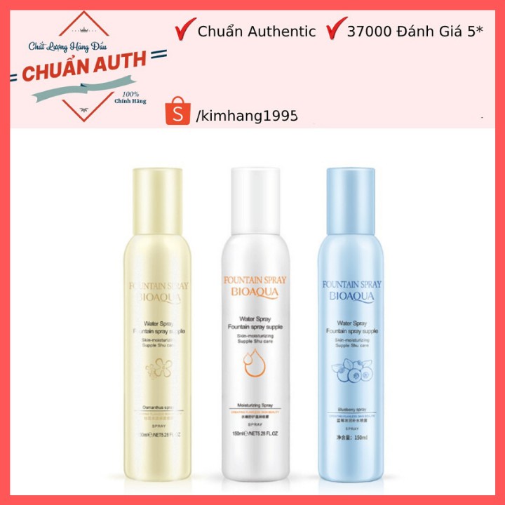 Xịt Khoáng Dưỡng Ẩm Kiểm Soát Dầu Bioaqua Chiết Xuất Quả Việt Quất-Hàng Nội Địa Trung
