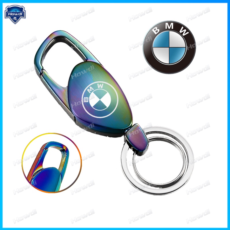 Móc Khóa Bằng Thép Không Gỉ Cao Cấp Nhiều Màu Có logo Cho BMW