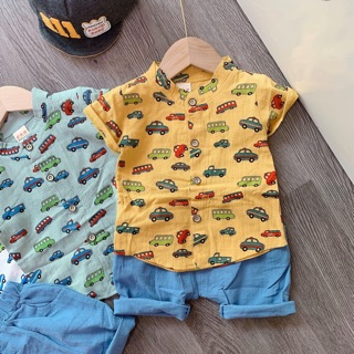 Bộ oto cổ trụ cho bé trai
