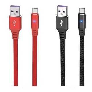 Cáp sạc nhanh dây dù tự ngắt TYPE C