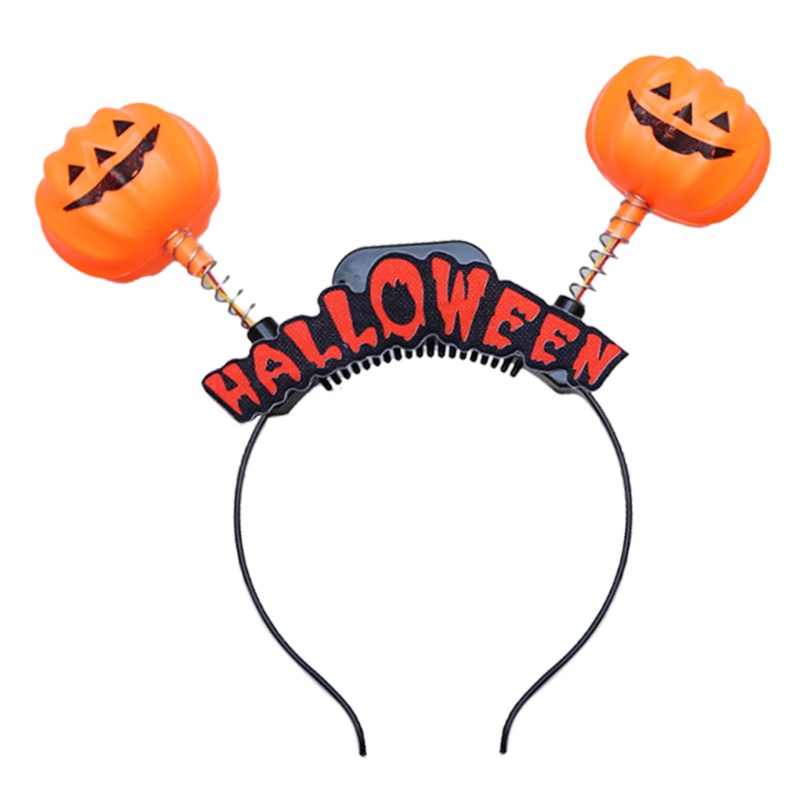 Băng Đô Cài Tóc Hình Đầu Lâu Phát Sáng Trong Đêm Halloween