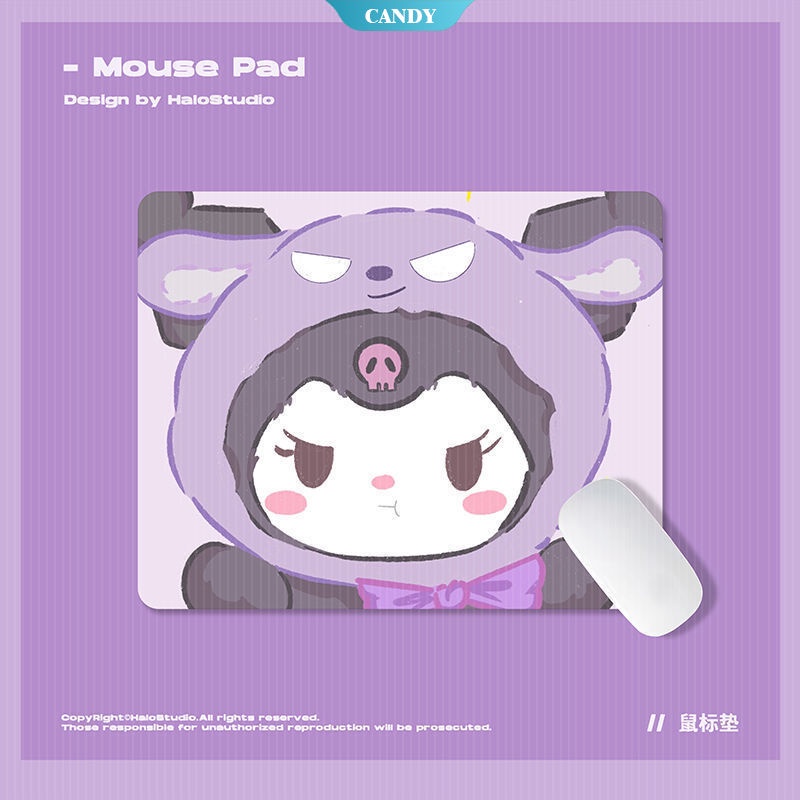 SANRIO Miếng Lót Chuột Chống Trượt Họa Tiết Anime Kuromi Cinnamoroll My Melosy Tiện Dụng