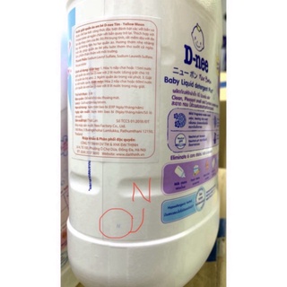 Nước giặt dnee Thái Lan 3000ml tem Cty Đại Thịnh