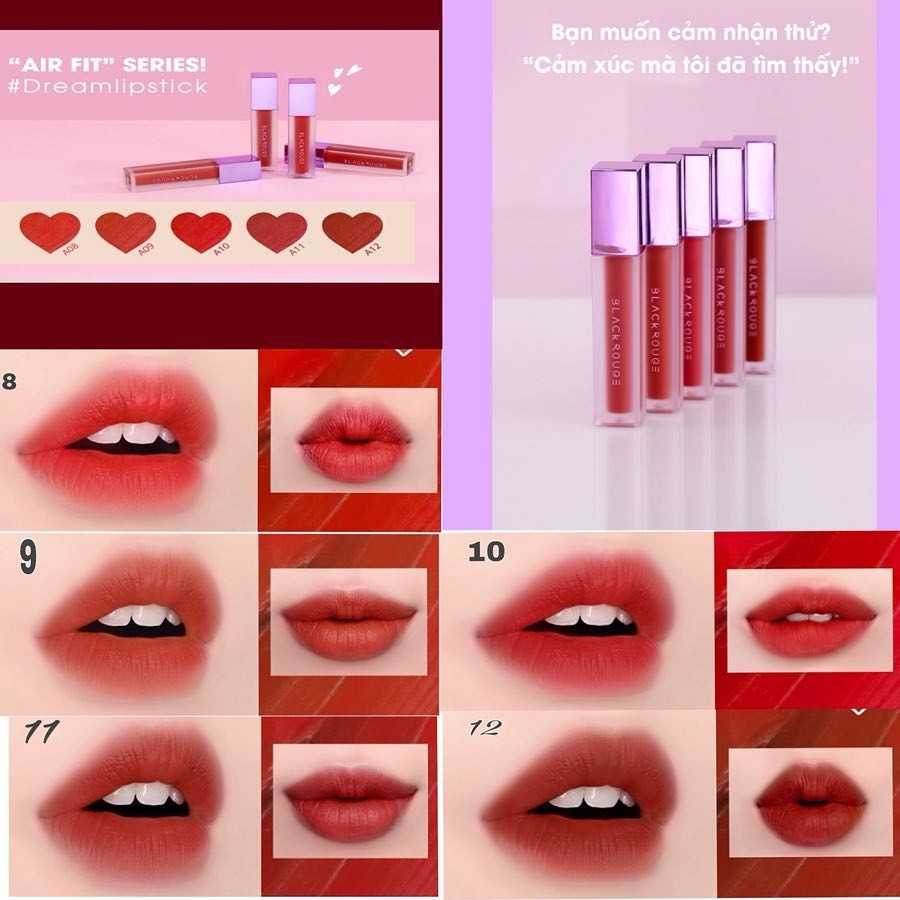 [Sẵn 17 màu] Son Kem Lì Black Rouge Air Fit Velvet Tint | BigBuy360 - bigbuy360.vn