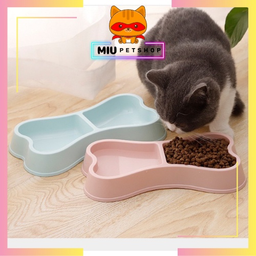 Bát ăn đôi cho chó mèo, Bát ăn đôi hình xương cho thú cưng