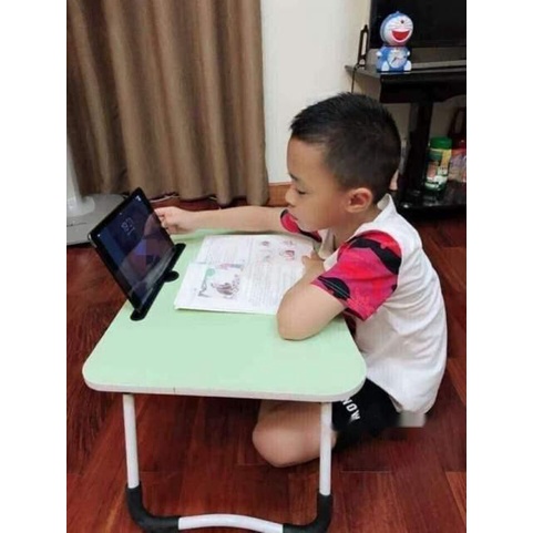Bàn học gấp gọn thông minh có khe cắm ipad đa năng tiện lợi