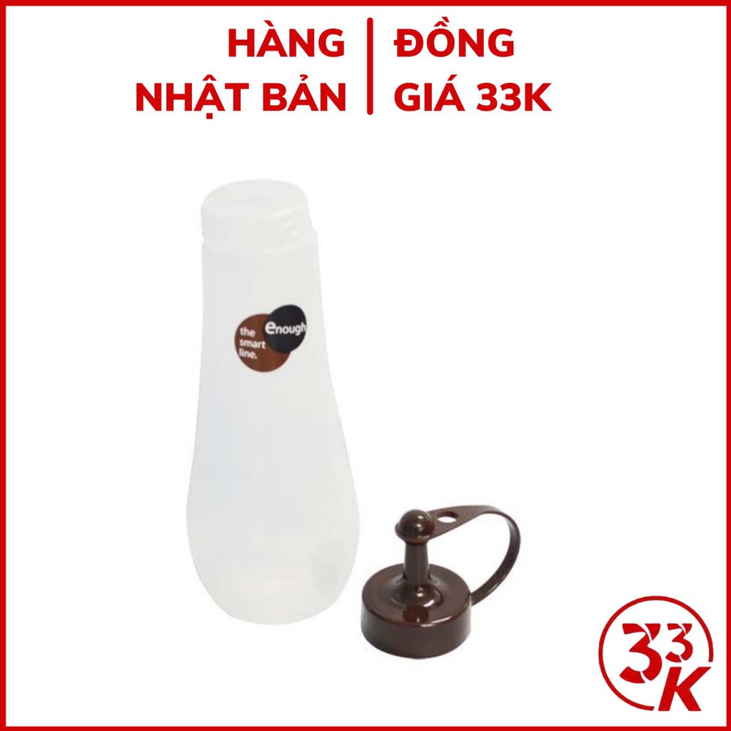 [Đồng giá 33k] Bình đựng gia vị, nước sốt, nước tương Inomata có vòi phụt và nắp đậy 360ml Nhật Bản