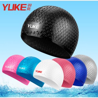 Mũ bơi nữ silicone Yuke