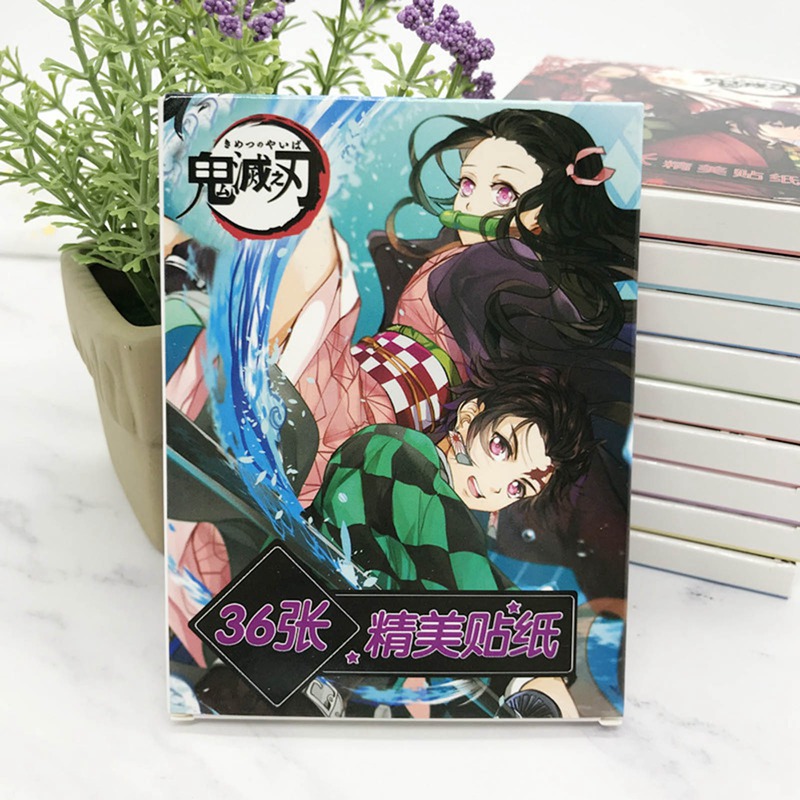 Bộ nhãn dán hình nhân vật anime ngẫu nhiên kiểu dáng sáng tạo