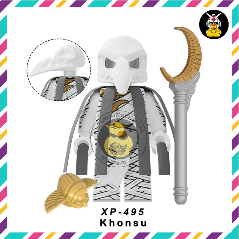 KT1065 Minifigures Mô Hình Siêu Anh Hùng Đồ Chơi Lắp Ráp Super Hero Kị Sĩ Mặt Trăng Moon Knight Mr Knight Khonsu